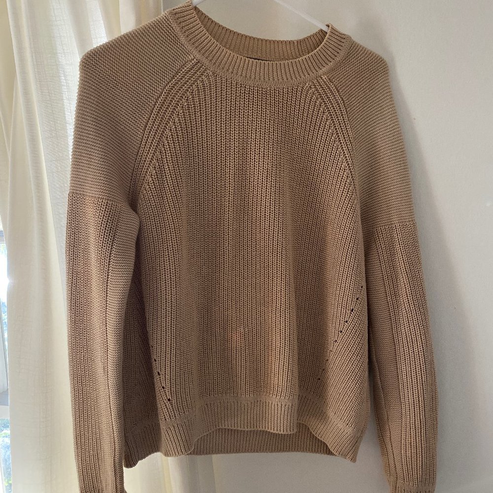 VINCE - Tan/Carmel Chunky Knit Sweater